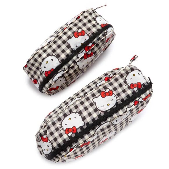 NWT Baggu Packing Cube Set - Hello Kitty Black Gingham - Picture 5 of 6